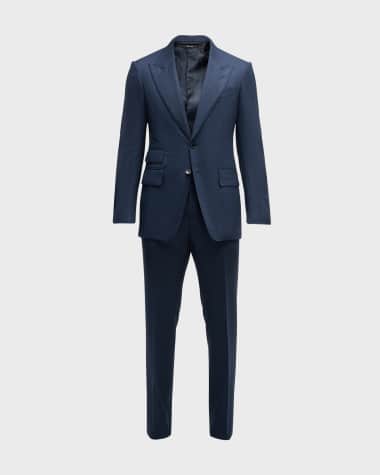 TOM FORD スウェード シャツ ジャケット ネイビー - メルカリ