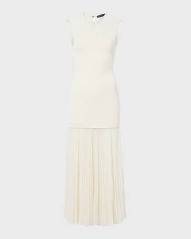 Proenza Schouler Niki Pleated Maxi Dress