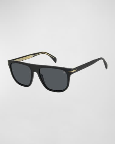 David Beckham Men's Acetate Square Sunglasses