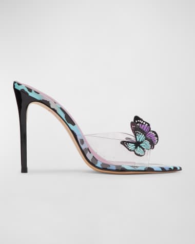 Sophia Webster Vanessa Butterfly Slide Mule Sandals