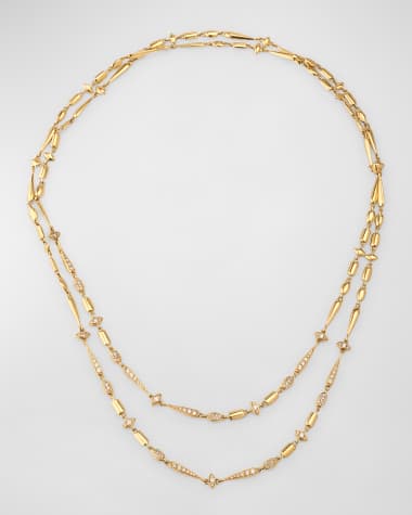 Etho Maria 18K Yellow Gold Brown Diamond Necklace