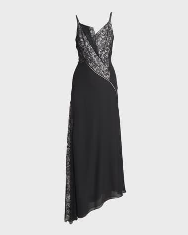 Neiman marcus black cheap evening gowns