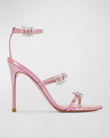Sophia Webster Grace Butterfly Buckle Ankle-Strap Sandals