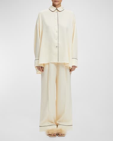 Sleeper Pastelle Oversized Jacquard Sleep Shirt