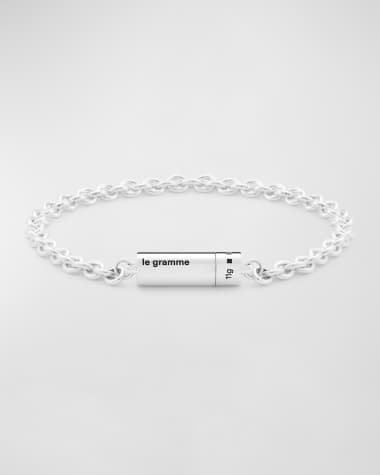 Le Gramme Men's Polished Cable Chain Bracelet