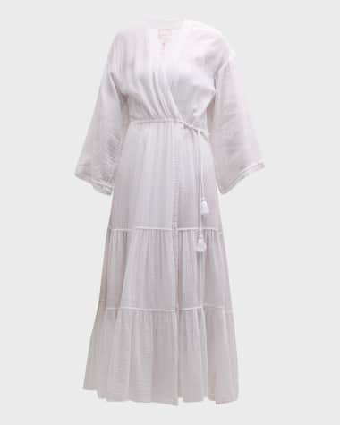 Cinq a Sept Torey Gauze Tiered Maxi Dress