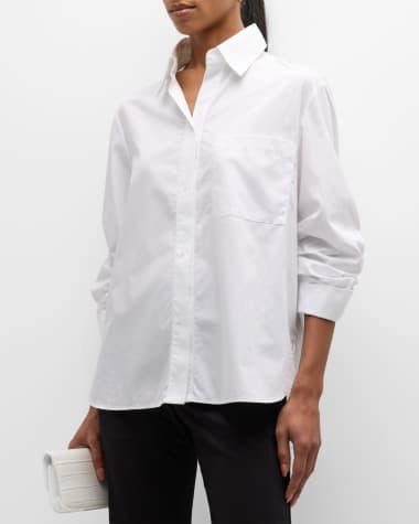 TWP Following Morning Cotton Button-Front Shirt