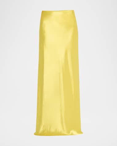 Vince yellow skirt cheap