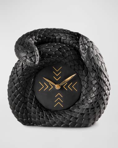 Lladro Snakes Clock