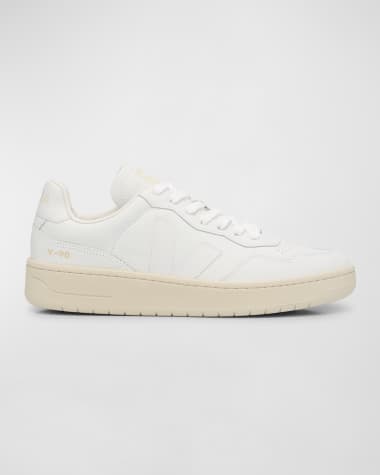 VEJA V-90 Low-Top Leather Sneakers