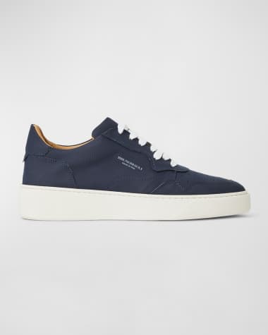 Bruno Magli Men's Dezi Leather Low-Top Sneakers