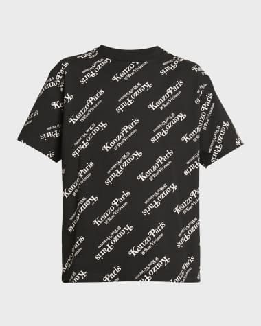 Kenzo x Verdy Men's Repeated Logo Short-Sleeve T-Shirt