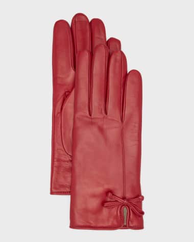 Louis Vuitton Suede And Leather Gloves