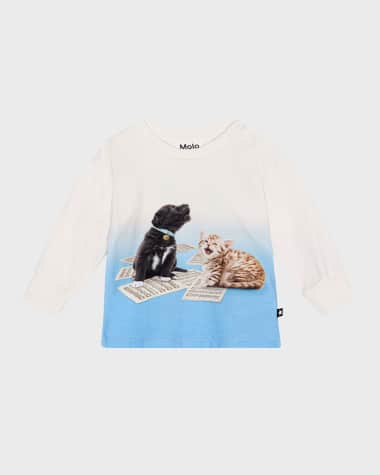 Molo Boy's Eloy Animal Graphic T-Shirt, Size 6M-2