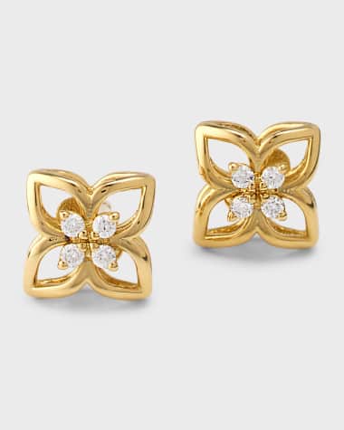 Roberto Coin 18K Petit Venetian Princess Stud Earrings