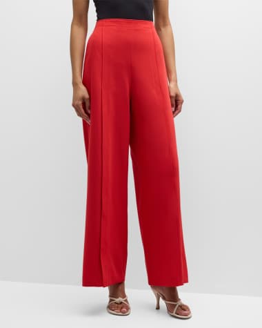 St John Spa Women's Pants Red Size L NWOT SKU 000289-9 – Designers On A Dime