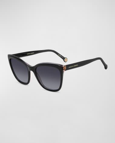 Carolina Herrera Two-Tone Acetate Cat-Eye Sunglasses