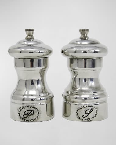 Arte Italica Tavola Petite Pewter Salt & Pepper Grinder Set