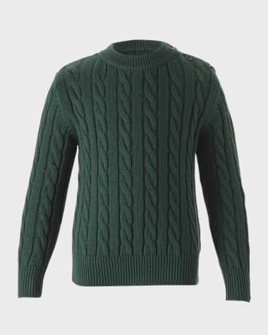 Rachel Riley Boy's Cable Knit Sweater, Size 2-10