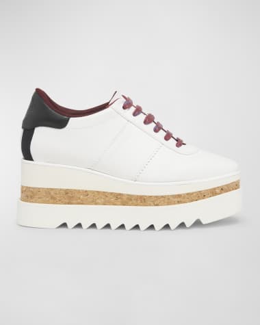 Stella McCartney Sneakelyse Vegan Logo Platform Loafers