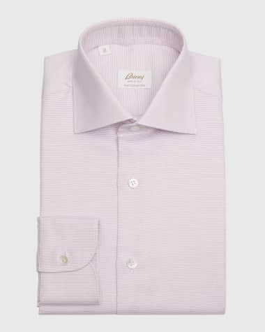 Brioni Men's Ventiquattro Cotton Dress Shirt