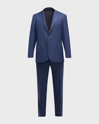 Brioni Men's Wool Herringbone Suit