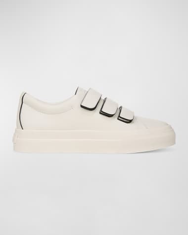 Vince Sunnyside Leather Grip Low-Top Sneakers