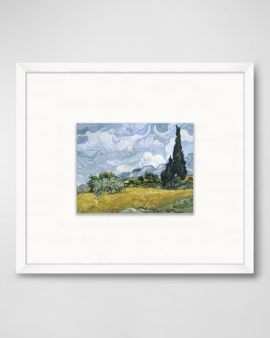 THE MET x Wendover "Wheat Field with Cypresses" Giclee