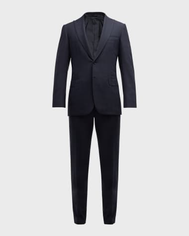 Brioni Men's Tonal Plaid Suit