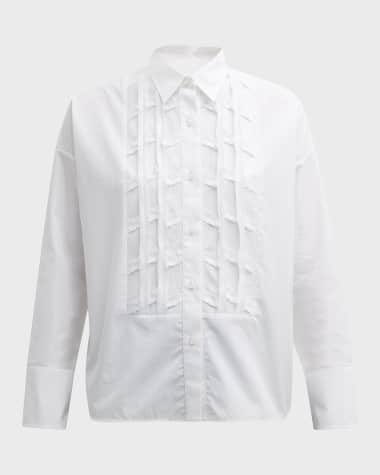 CALLAS Milano Soir Embellished Button-Down Cotton Shirt