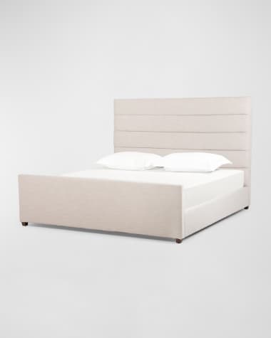 Four Hands Daphne Channel-Tufted King Bed