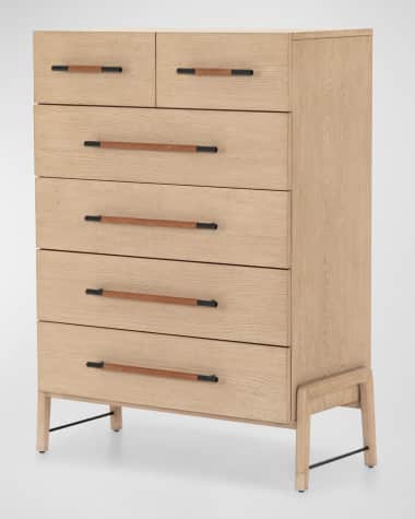 Four Hands Rosedale 6-Drawer Tall Dresser