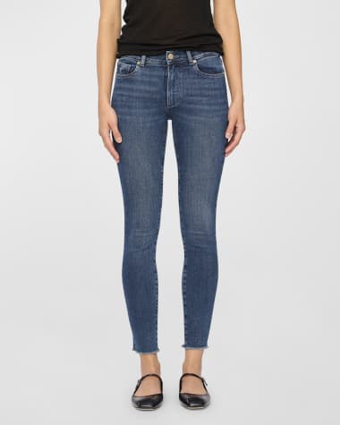 DL1961 Florence Skinny Mid-Rise Instasculpt Ankle Jeans