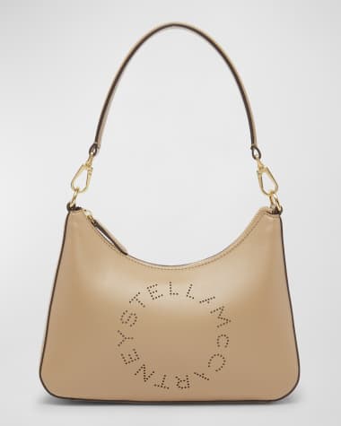 Stella McCartney Logo Vegan Leather Shoulder Bag