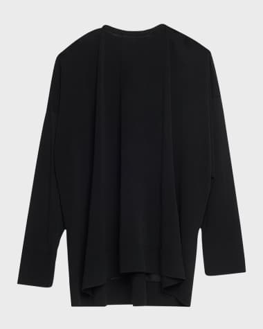 ZANKOV Sandrine Oversized Drawstring Tunic Pullover