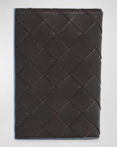 Bottega Veneta Men's Intrecciato 15 Color Edge Bifold Card Case
