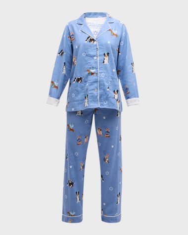 PJ Salvage Printed Cotton Flannel Pajama Set