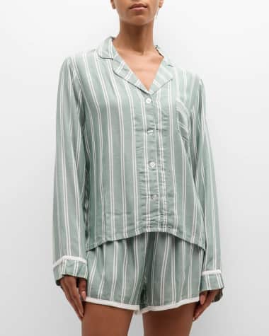 PJ Salvage Stripe Hype Long-Sleeve & Shorts Pajama Set