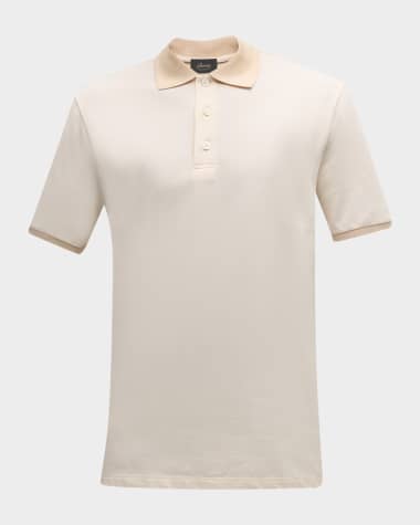 Brioni Men's Cotton Polo Shirt