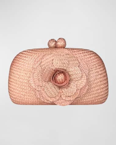 Serpui Mia Flower Bun Clutch Bag
