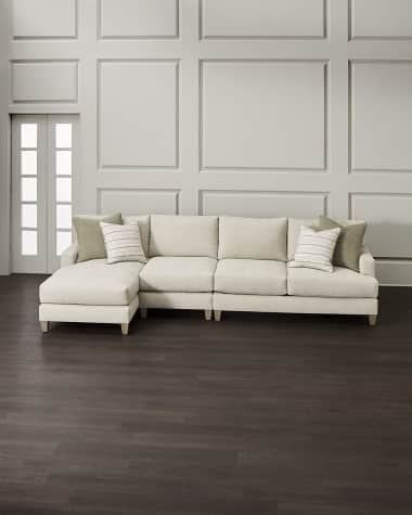 Bernhardt Mila 3-Piece Left Chaise Sectional