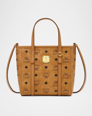 MCM Aren Mini Visetos Shopper Tote Bag