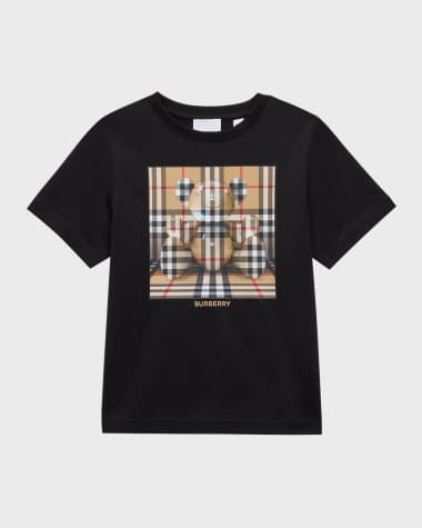 Burberry Kid's Devan TB Monogram T-Shirt, Size 3-14 - Bergdorf Goodman