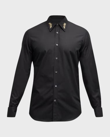 Alexander McQueen Men s Shirts Clothing Neiman Marcus