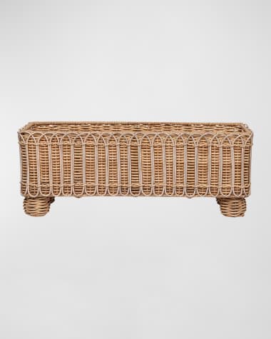 Juliska Provence Rattan Rectangular Planter