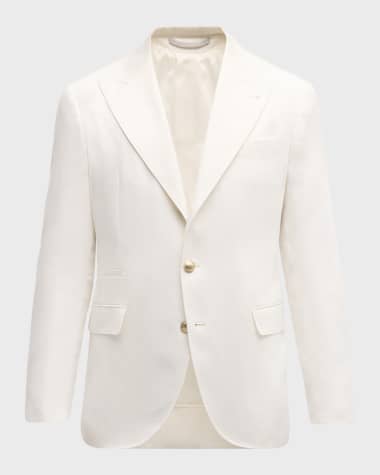Brunello Cucinelli Men's Exclusive Linen Sport Jacket