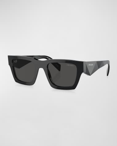 Prada Men's Acetate Square Sunglasses