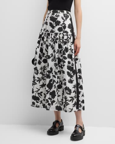 Designer Long Black Maxi Skirts for Women | Neiman Marcus