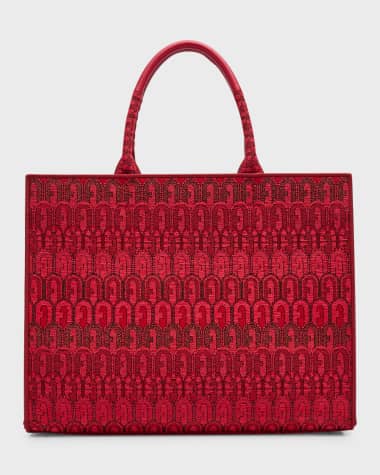 Furla Opportunity Large Arch Jacquard Tote Bag
