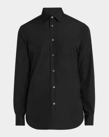 Paul Smith Men's Tailored-Fit Signature Stripe-Cuff Sport Shirt